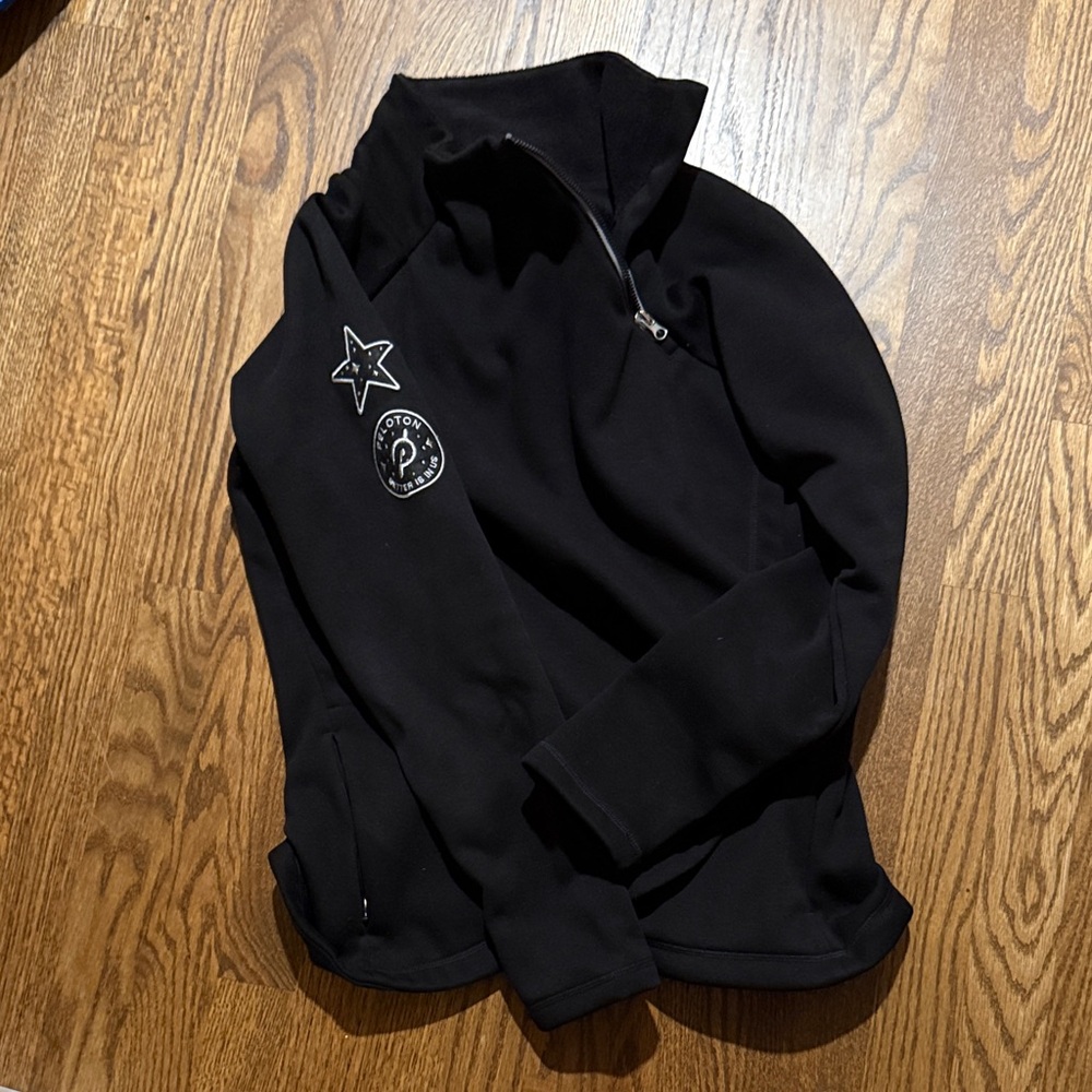 Peloton Black Sweatshirt with Star and Logo